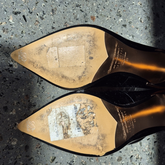 Elegant Black Ted Baker Black Patent Leather Vyixin Pump Size 38 - Picture 5 of 5